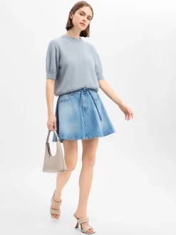 Drykorn Damen Strickpullover - Sanidy in blau