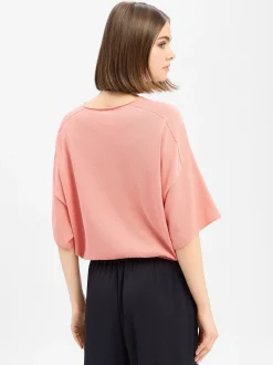Drykorn Damen Strickshirt - Hilary in koralle