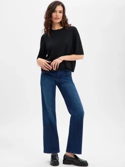 Drykorn Damen Strickshirt - Nisle in schwarz