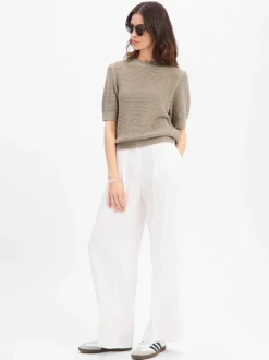 Drykorn Damen Strickshirt - Sanidy in schilf