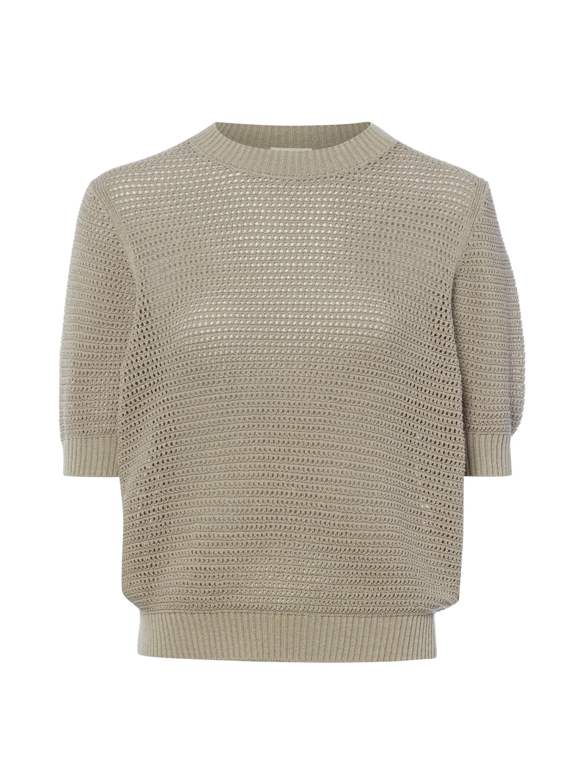 Drykorn Damen Strickshirt - Sanidy in schilf