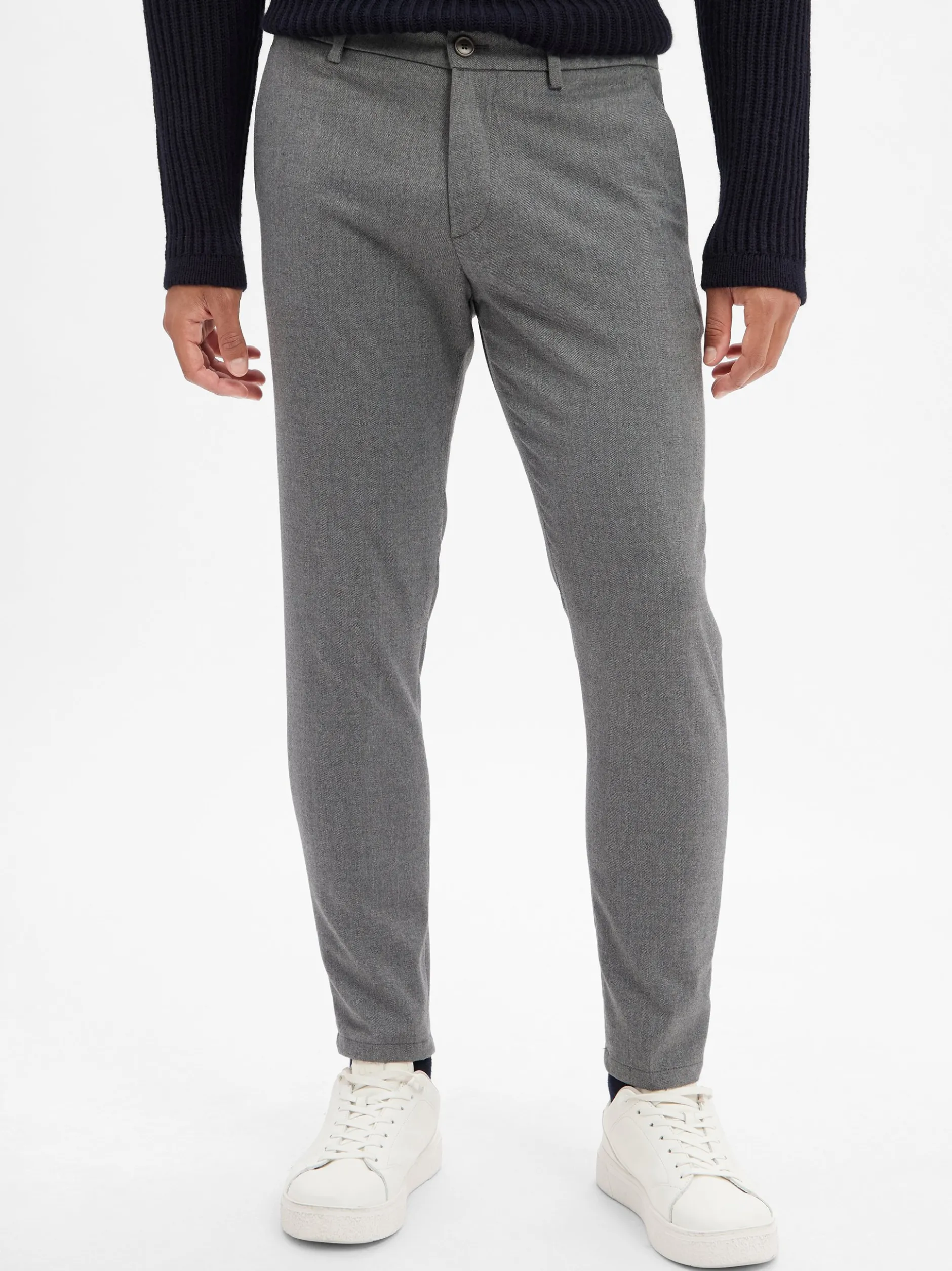 Drykorn Herren Stoffhose - Ajend in grau
