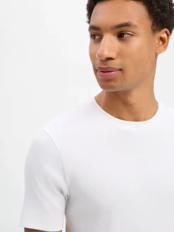 Drykorn Herren T-Shirt - Enil in weiß - Ärmel: kurzarm