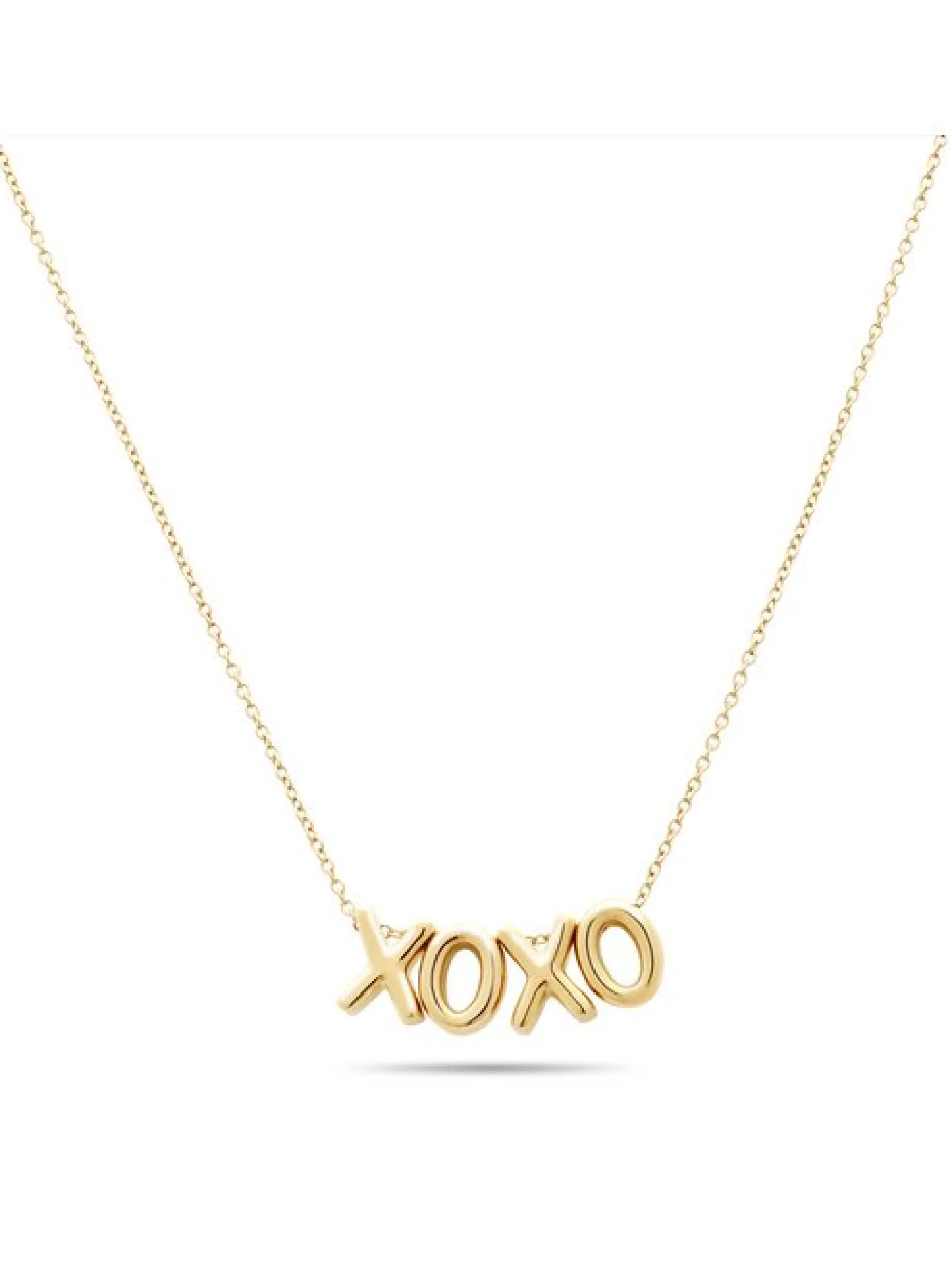 Echtzeit Damen Halskette - XOXO in gold