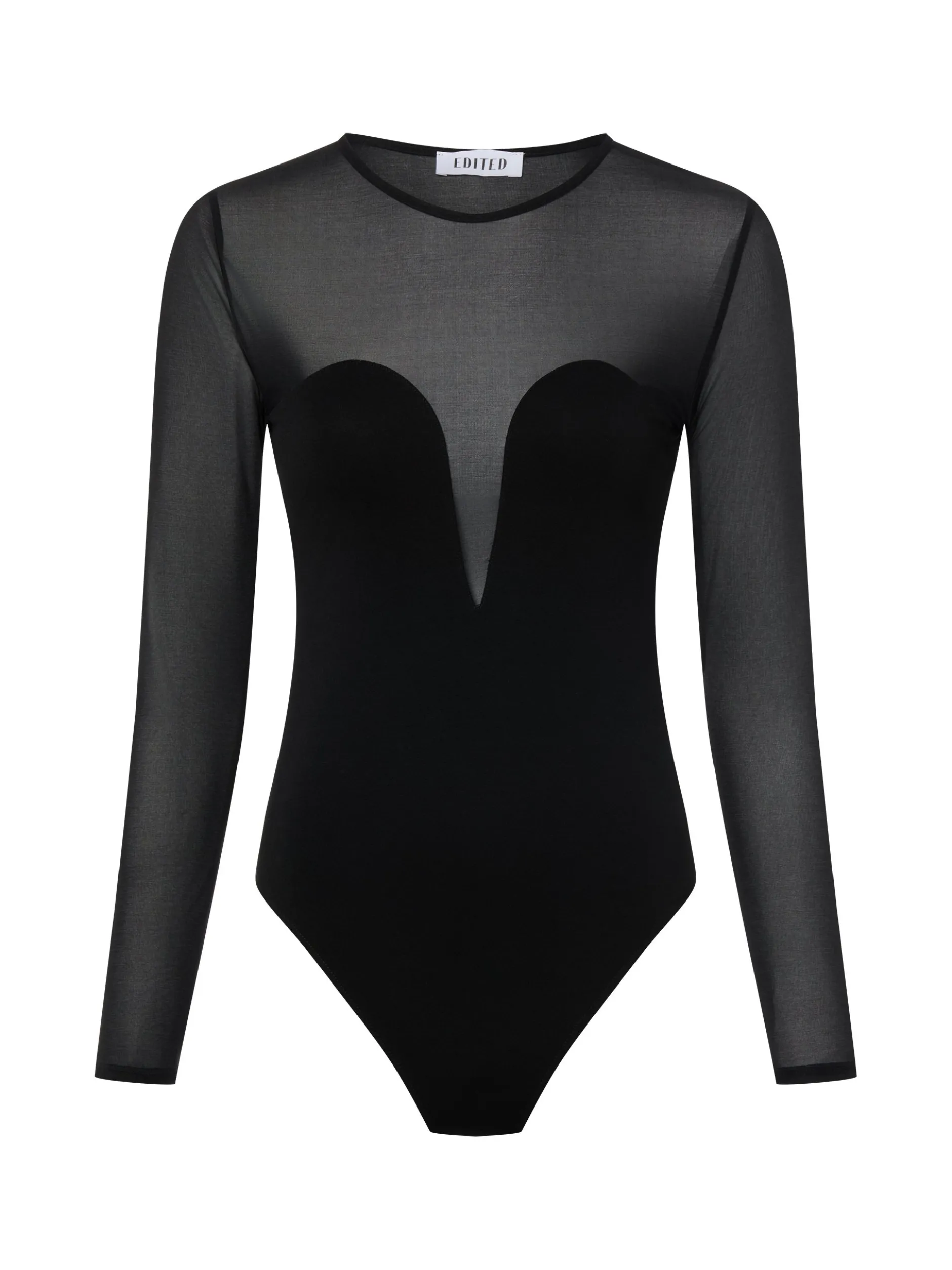 EDITED Damen Langarmbody - Lordana in schwarz