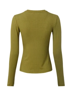 EDITED Damen Langarmshirt - Ginger in erbse