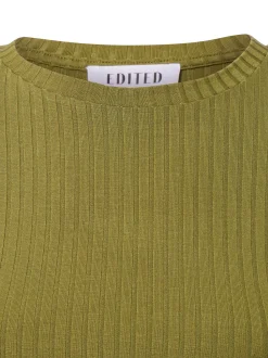 EDITED Damen Langarmshirt - Ginger in erbse