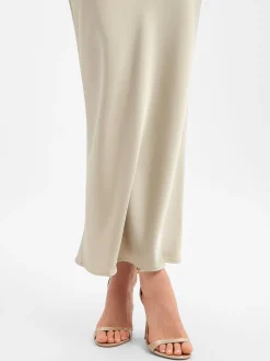 EDITED Damen Maxirock - Silva in lind - Länge: lang