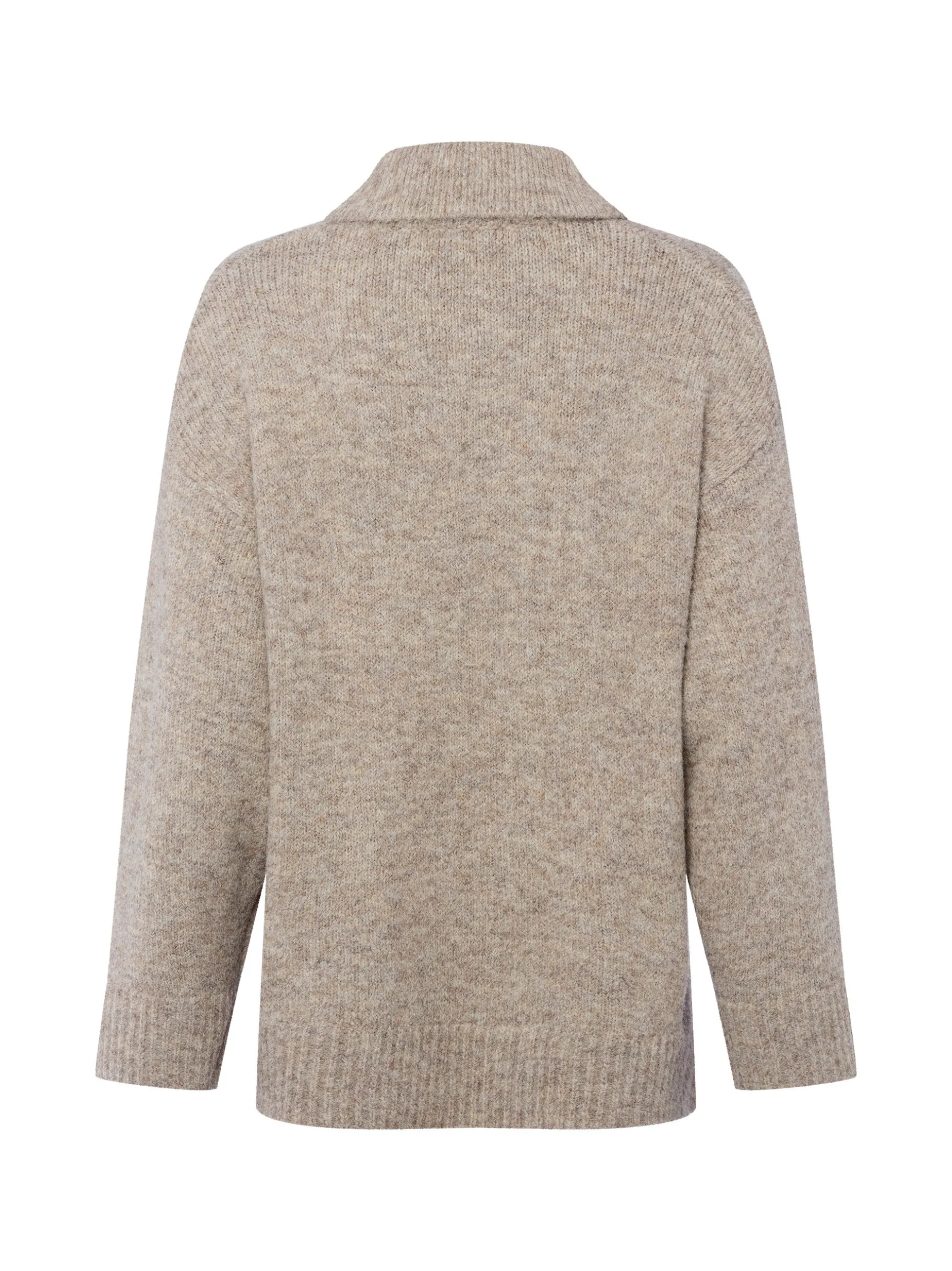 EDITED Damen Strickpullover mit Woll-Anteil - Laiani Jumper in taupe