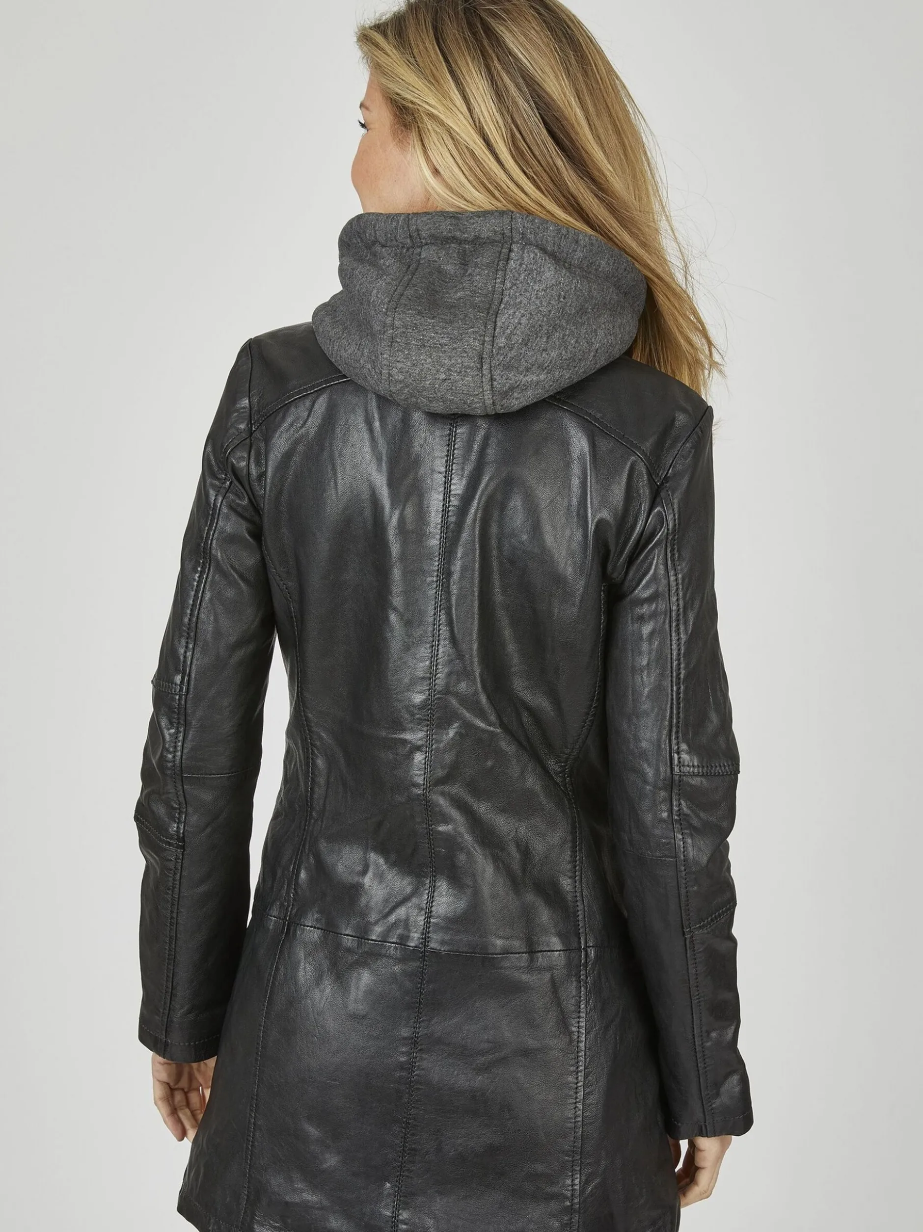 7 eleven Damen Lederjacke - SEBRESCO in schwarz