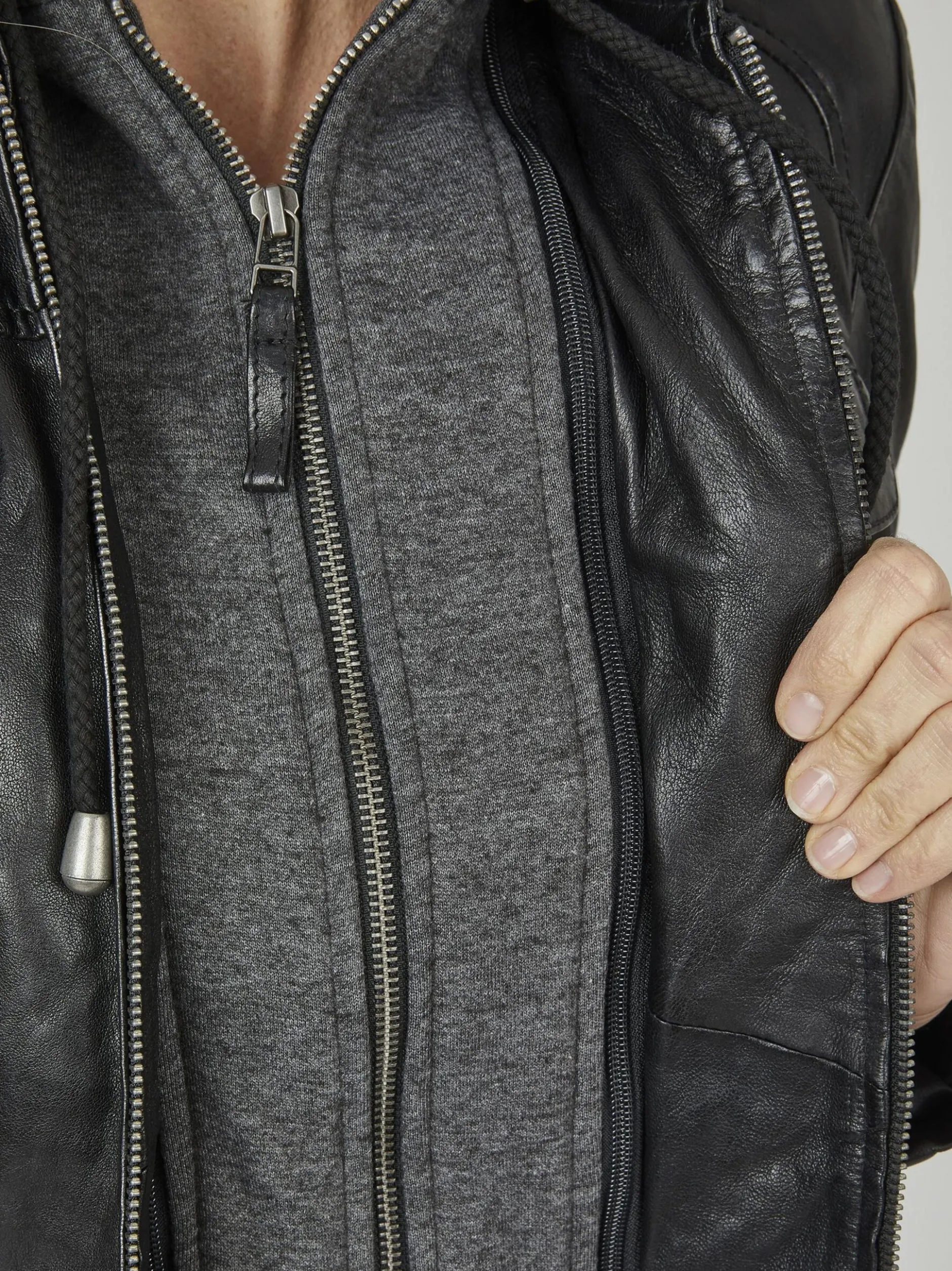 7 eleven Damen Lederjacke - SEBRESCO in schwarz
