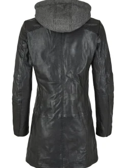 7 eleven Damen Lederjacke - SEBRESCO in schwarz
