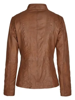 7 eleven Damen Lederjacke - SEFELIDA in cognac