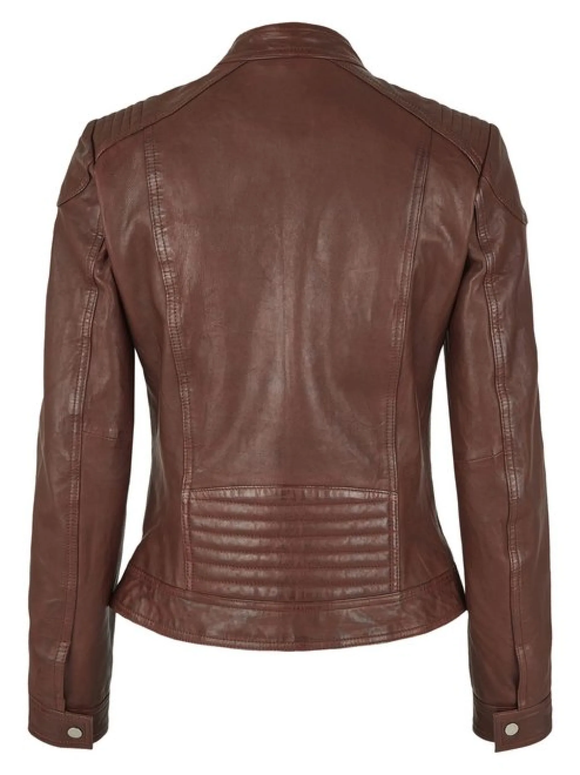 7 eleven Damen Lederjacke - SEGRETA in rot