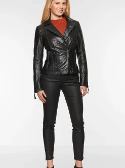 7 eleven Damen Lederjacke - SEJADY in schwarz