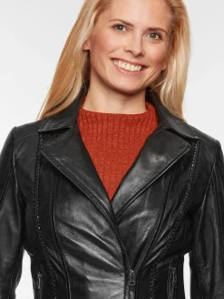 7 eleven Damen Lederjacke - SEJADY in schwarz