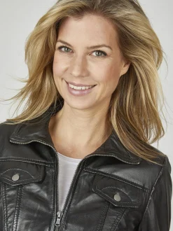 7 eleven Damen Lederjacke - SEPRIA in schwarz