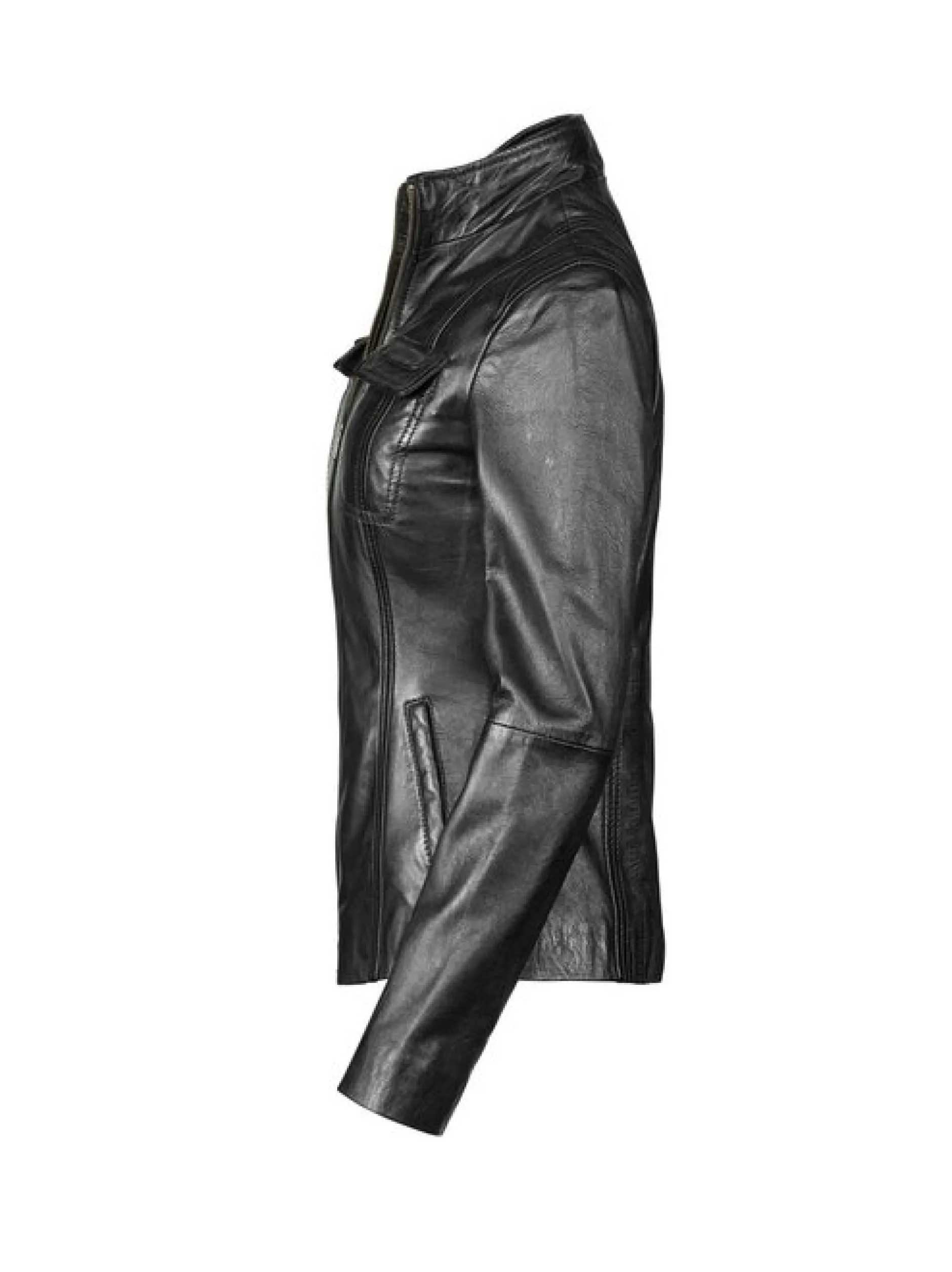 7 eleven Damen Lederjacke - SESALOME in schwarz