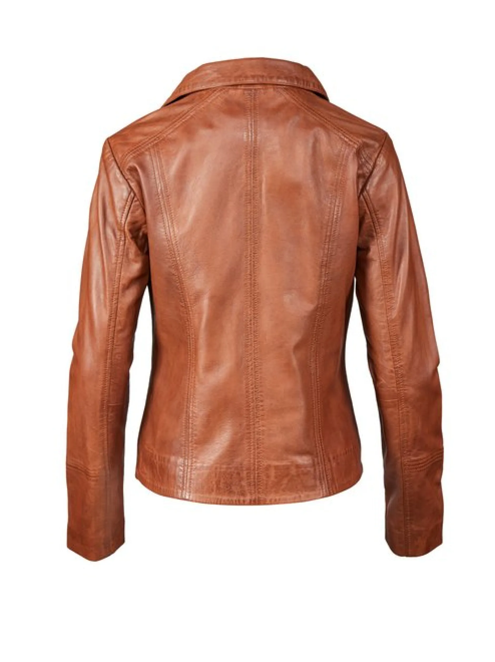 7 eleven Damen Lederjacke - SETAMMY in braun