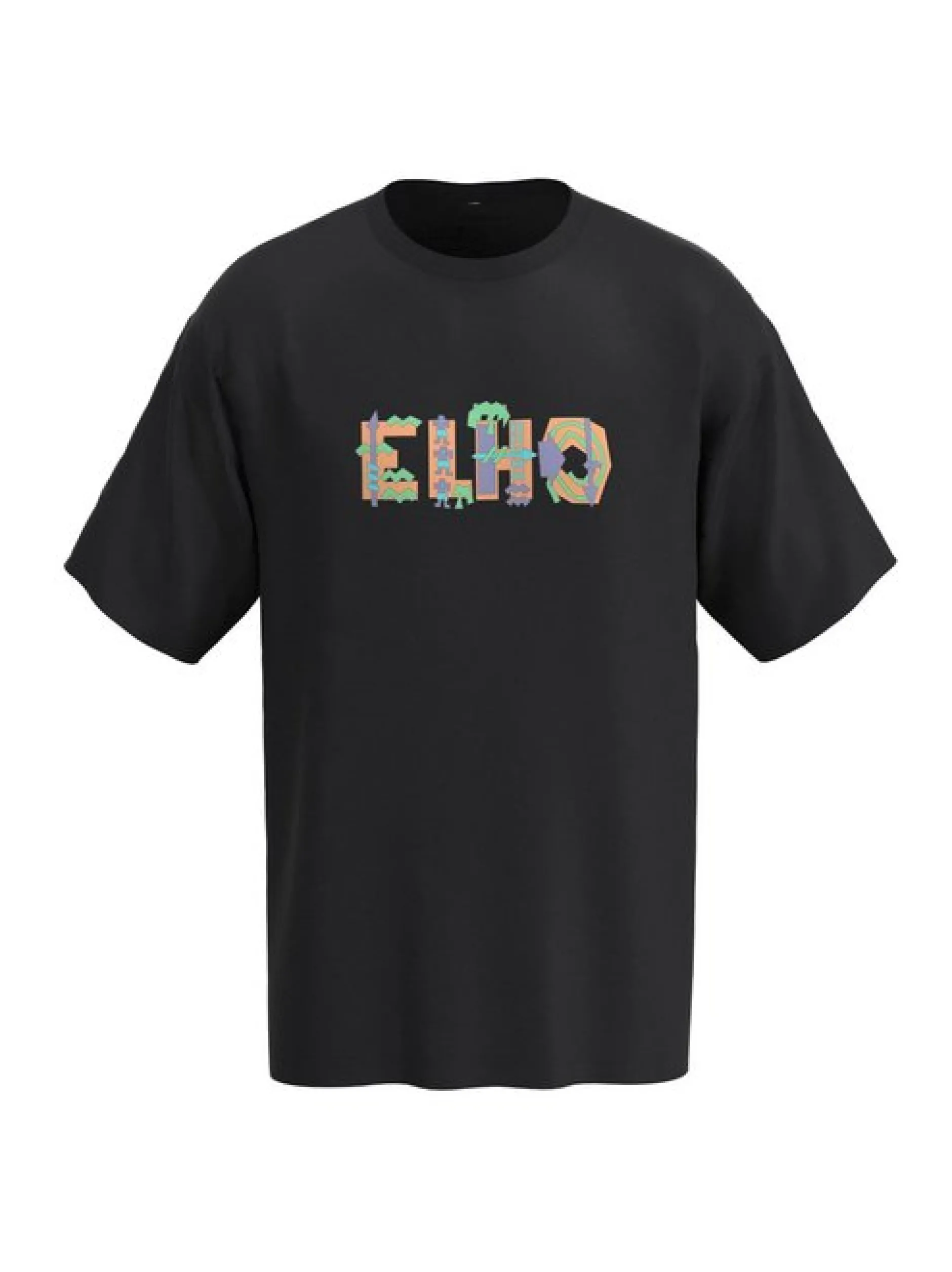 Elho Damen Shirt in schwarz - Ausschnitt: Rundhals