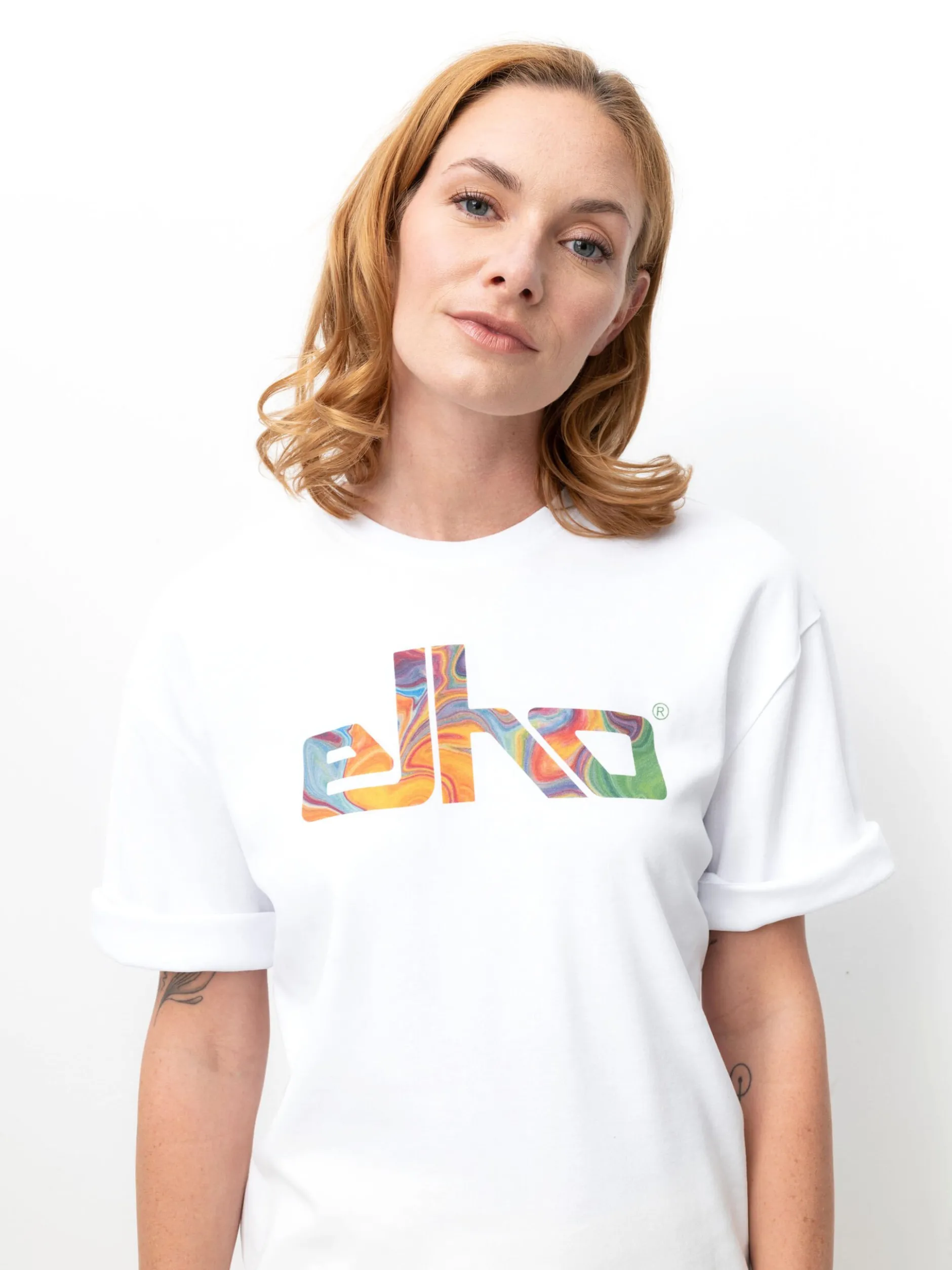 Elho Damen T-Shirt INNSBRUCK in weiß - Ärmel: kurzarm
