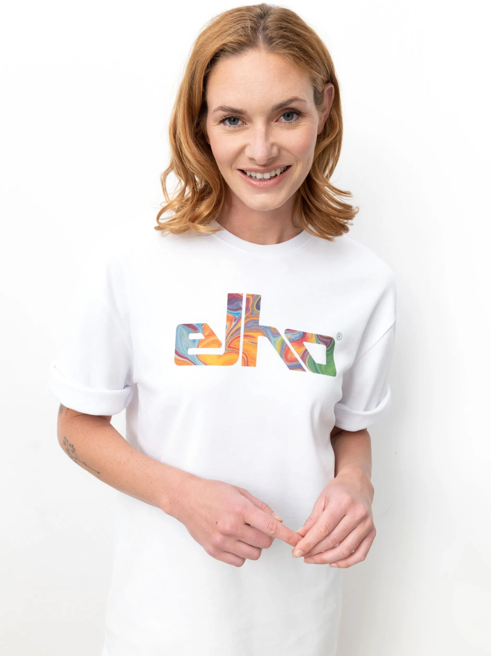 Elho Damen T-Shirt INNSBRUCK in weiß - Ärmel: kurzarm