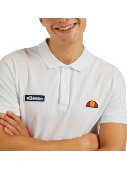 ellesse Herren Poloshirt in weiß - Ärmel: kurzarm