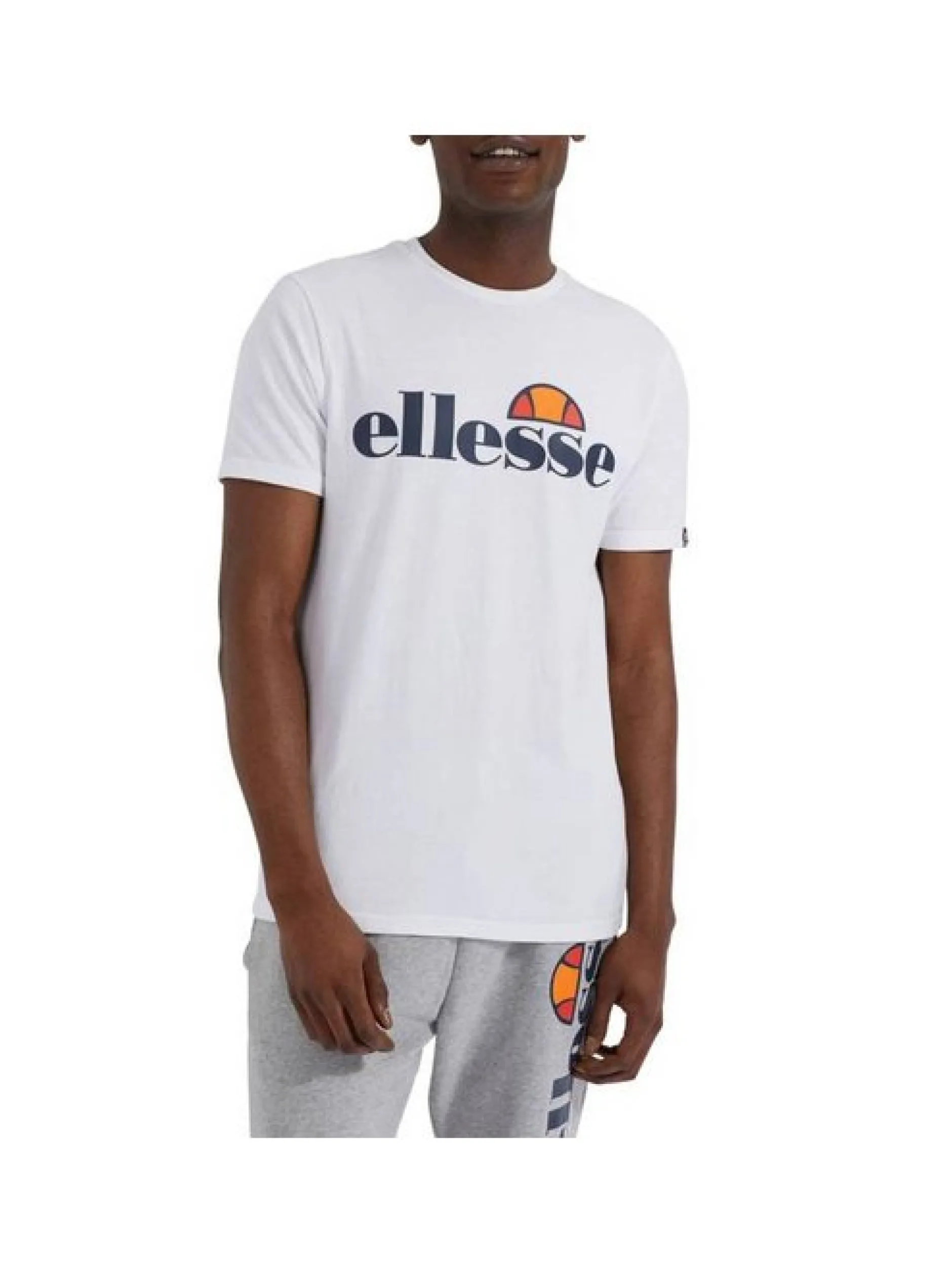 ellesse Herren T-Shirt 1er Pack in weiß - Ärmel: kurzarm