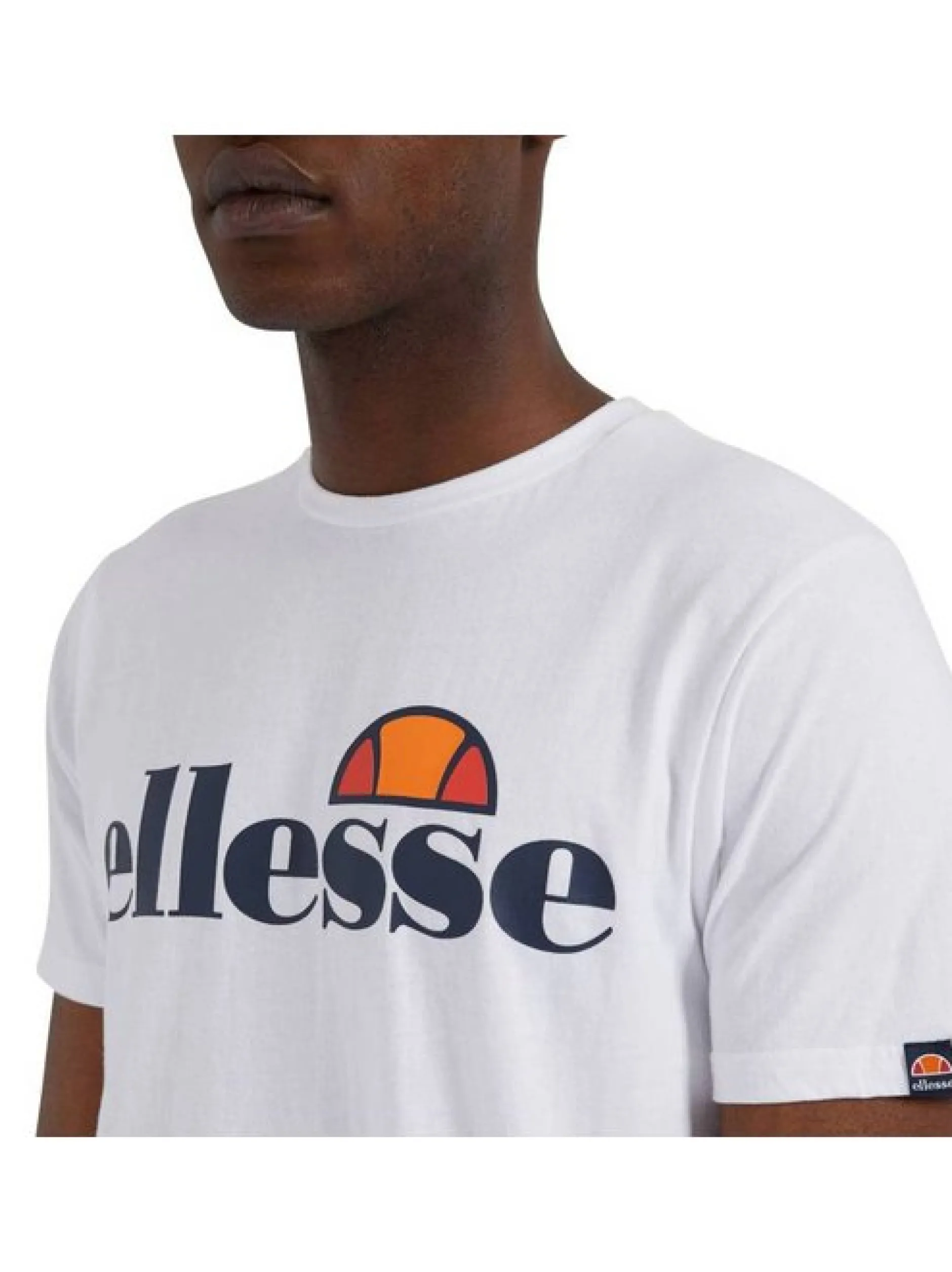 ellesse Herren T-Shirt 1er Pack in weiß - Ärmel: kurzarm