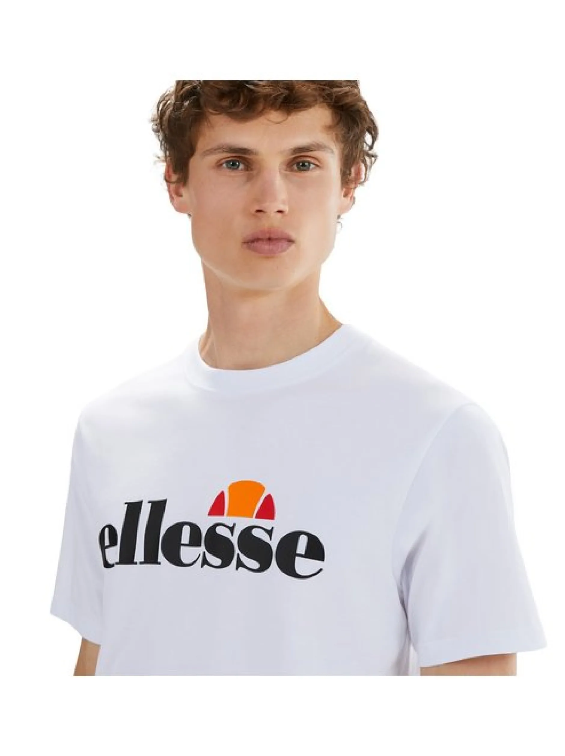 ellesse Herren T-Shirt in weiß - Ausschnitt: Rundhals