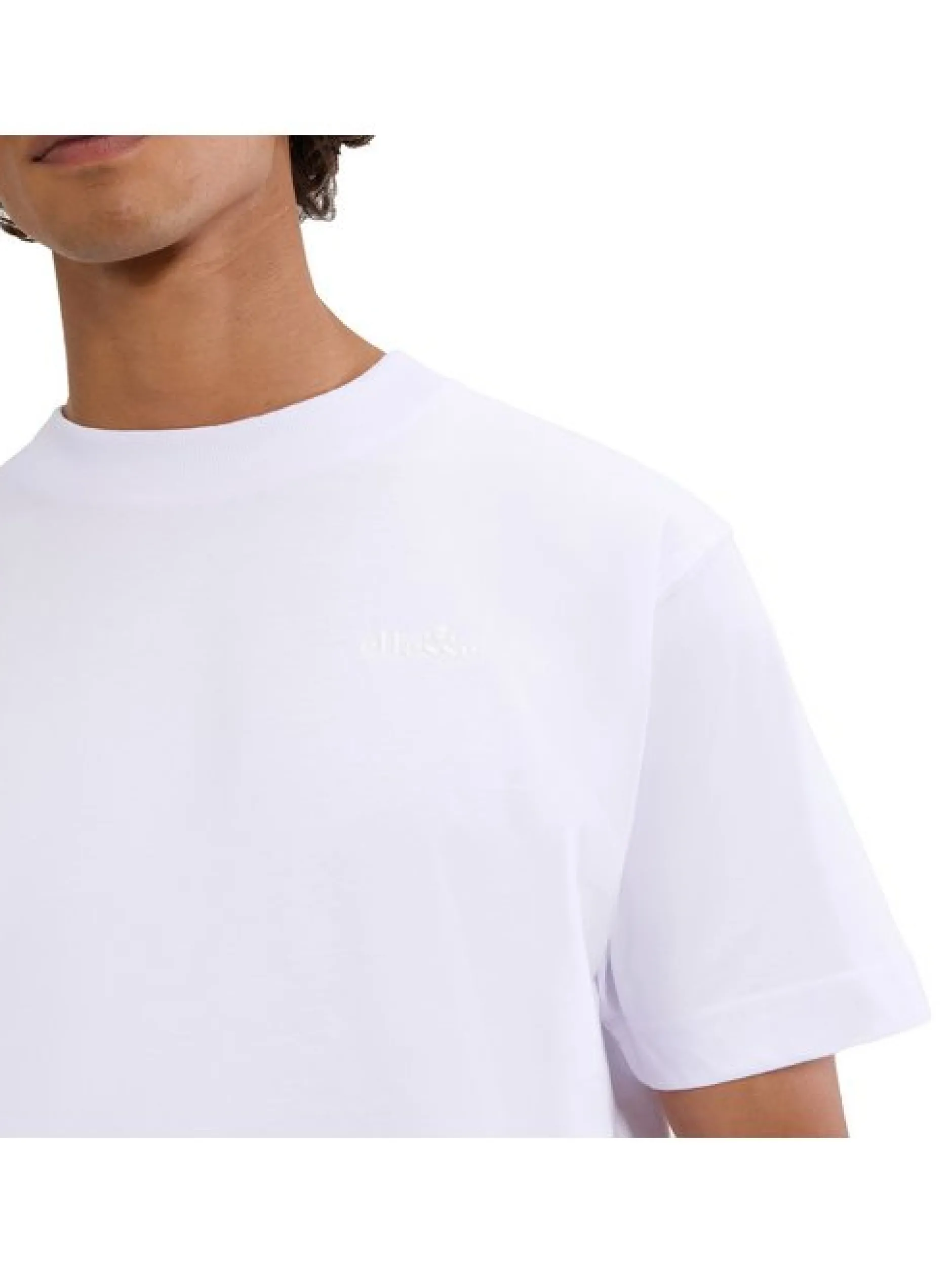 ellesse Herren T-Shirt in weiß - Ausschnitt: Rundhals