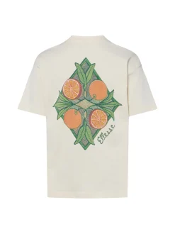 ellesse Herren T-Shirt - The Citrus Tee in ecru orange