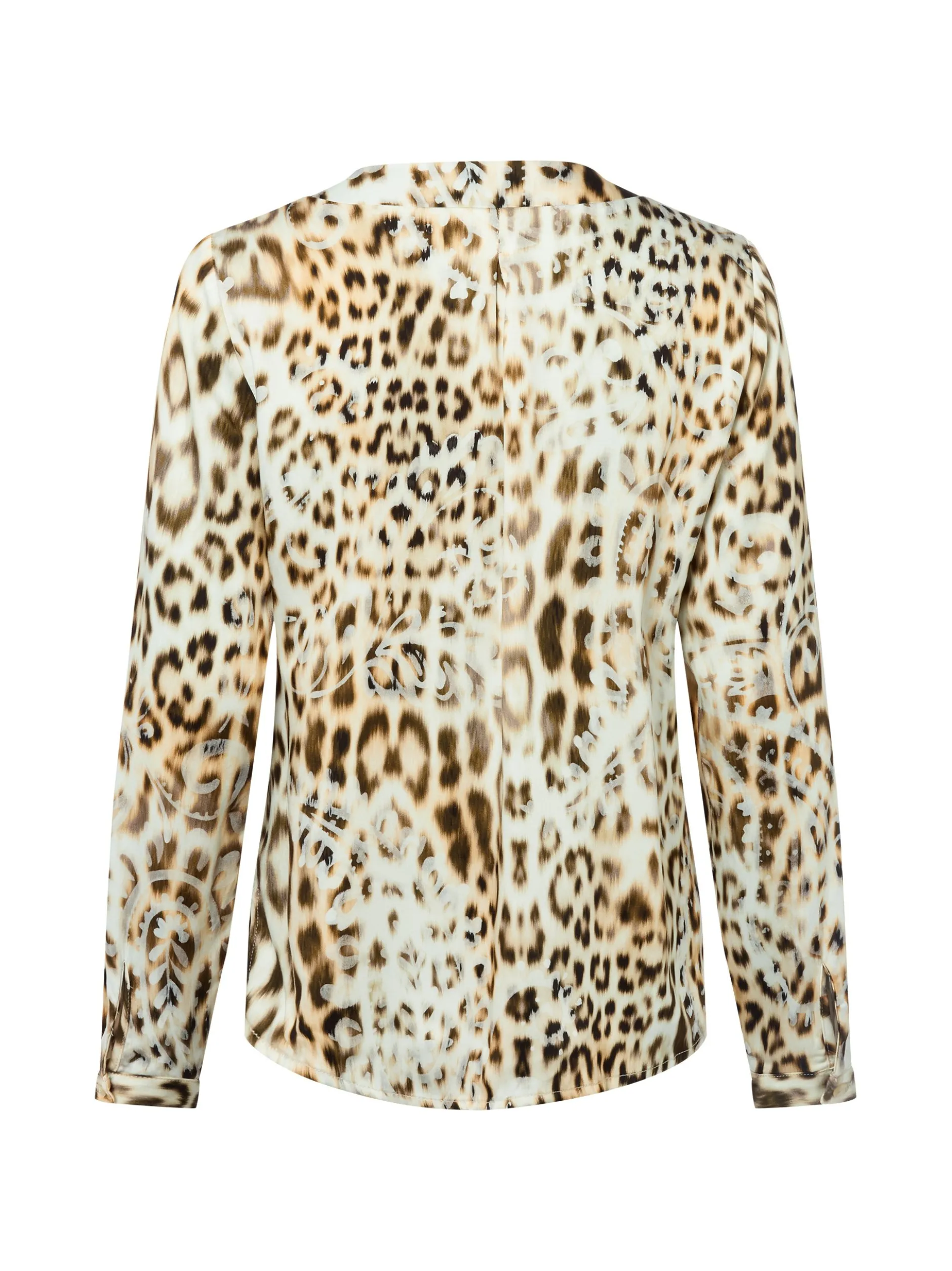 Emily van den Bergh Damen Blusenshirt in beige braun
