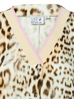 Emily van den Bergh Damen Blusenshirt in beige braun