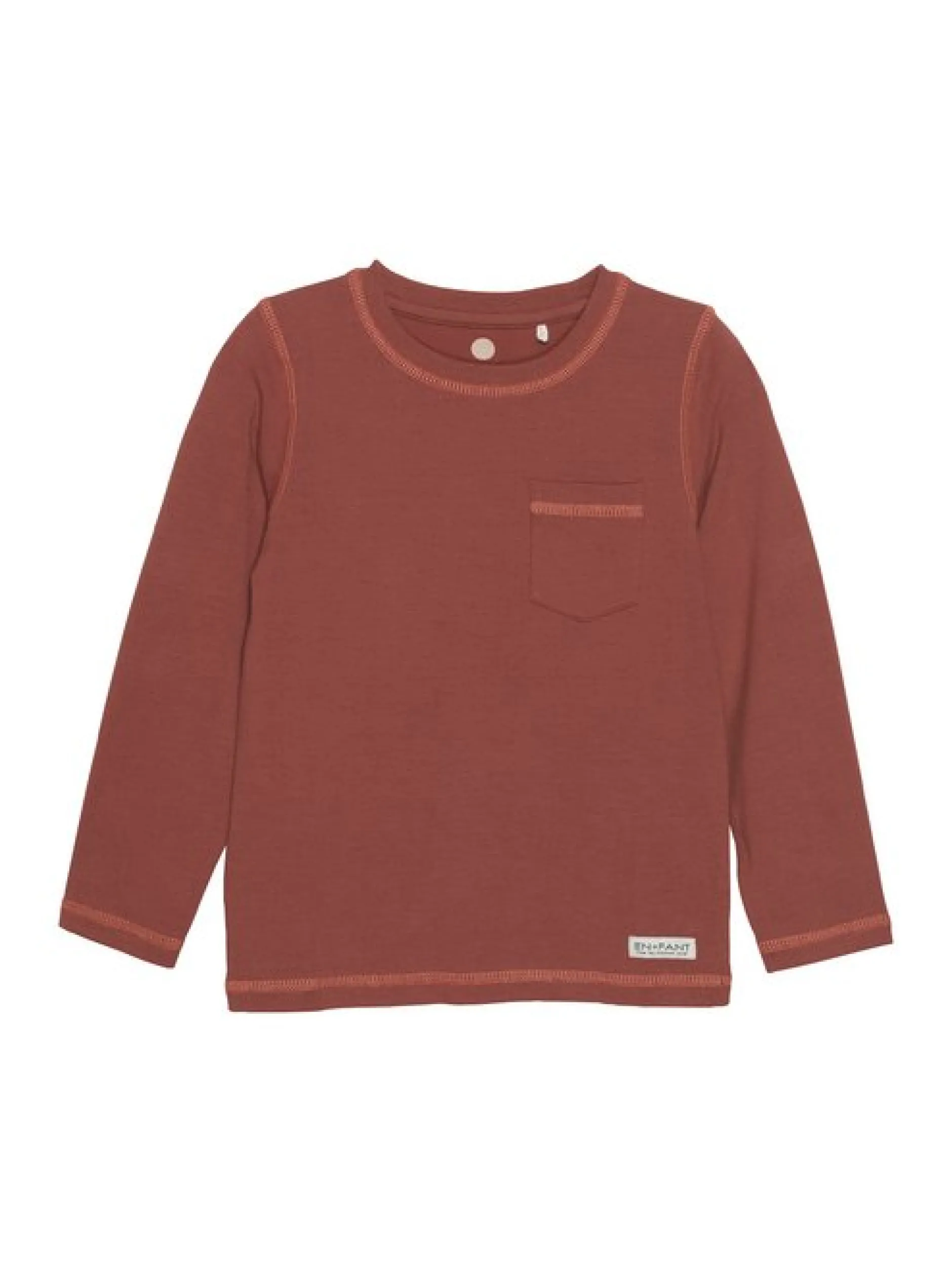 En Fant Jungen Langarmshirt - ENTshirt in rot