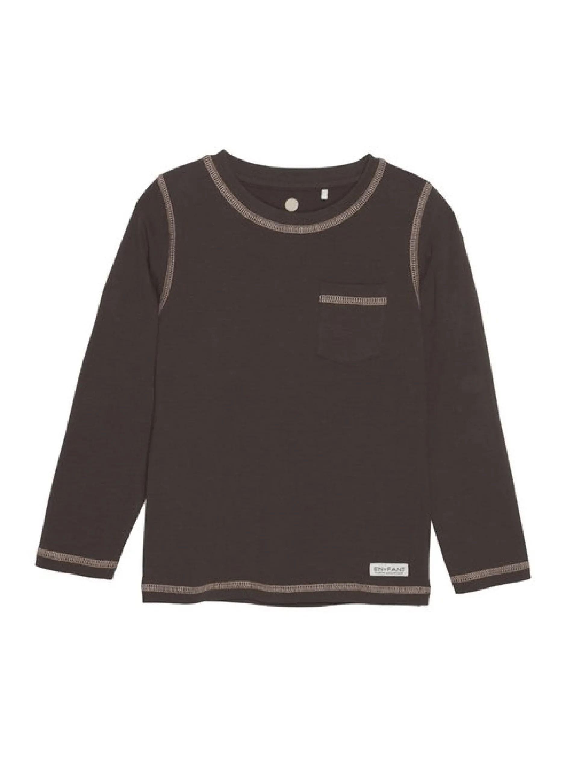 En Fant Jungen Langarmshirt - ENTshirt in braun