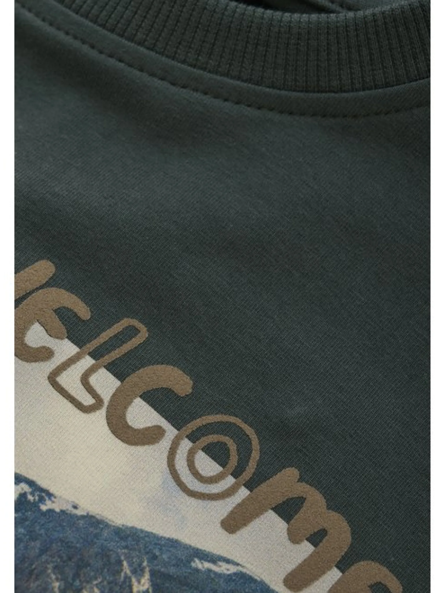 En Fant Jungen Langarmshirt in tanne