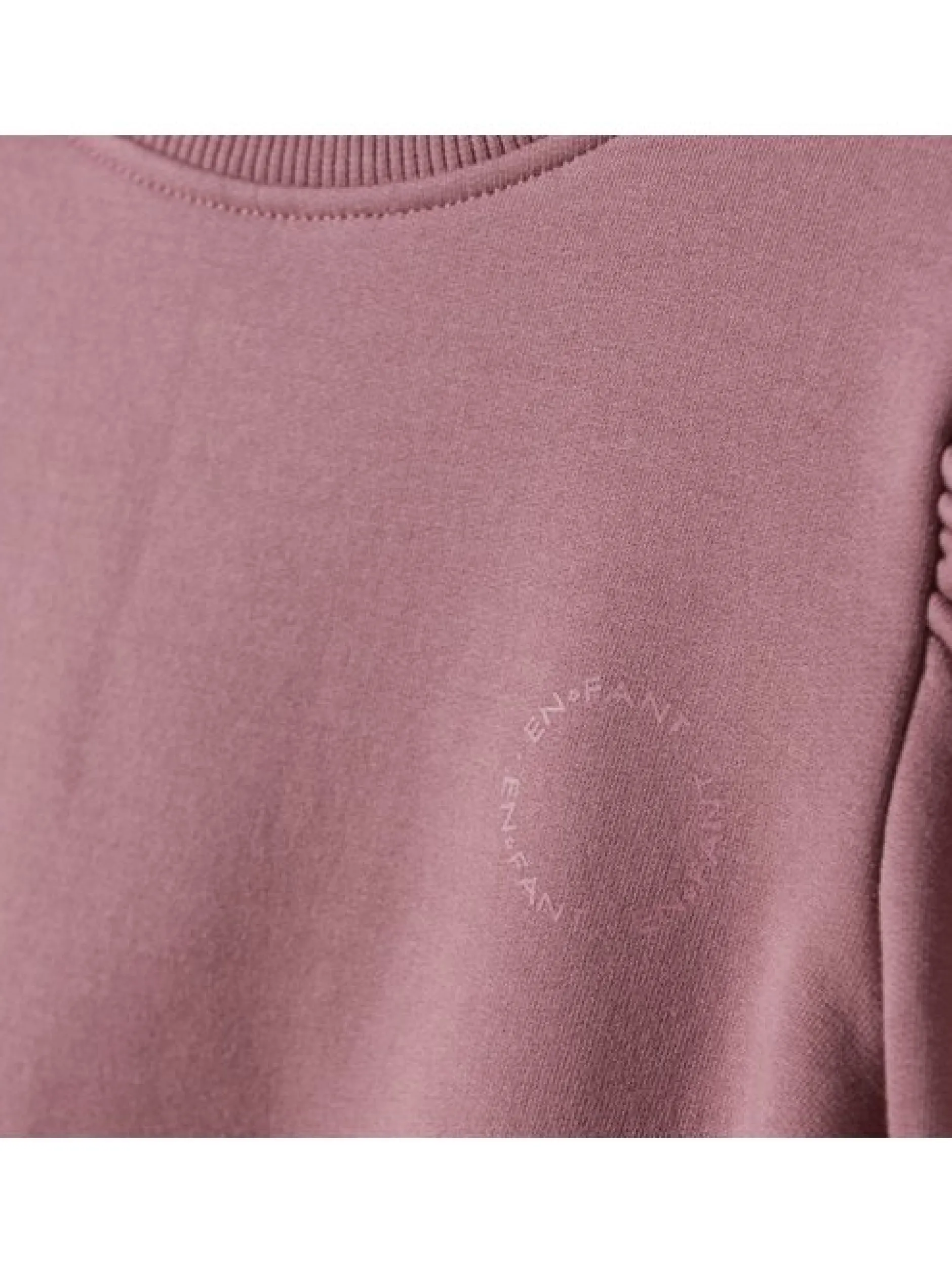 En Fant Mädchen Rundhalspullover - ENSweatshirt in rosa