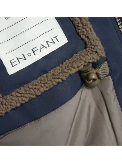 En Fant Mädchen Winterjacke - ENJacket in blau