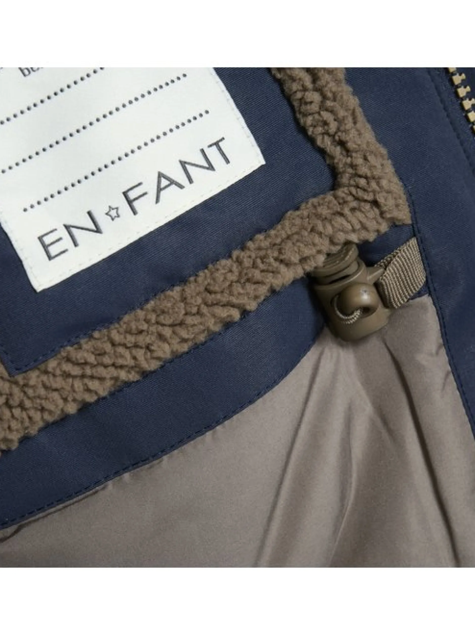 En Fant Mädchen Winterjacke - ENJacket in blau