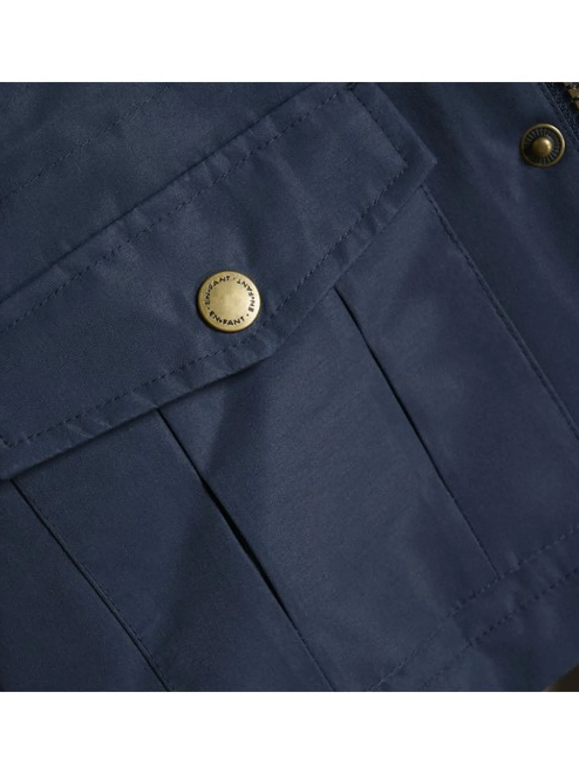 En Fant Mädchen Winterjacke - ENJacket in blau