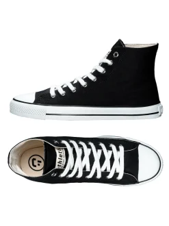 Ethletic Unisex Canvas Sneaker in schwarz