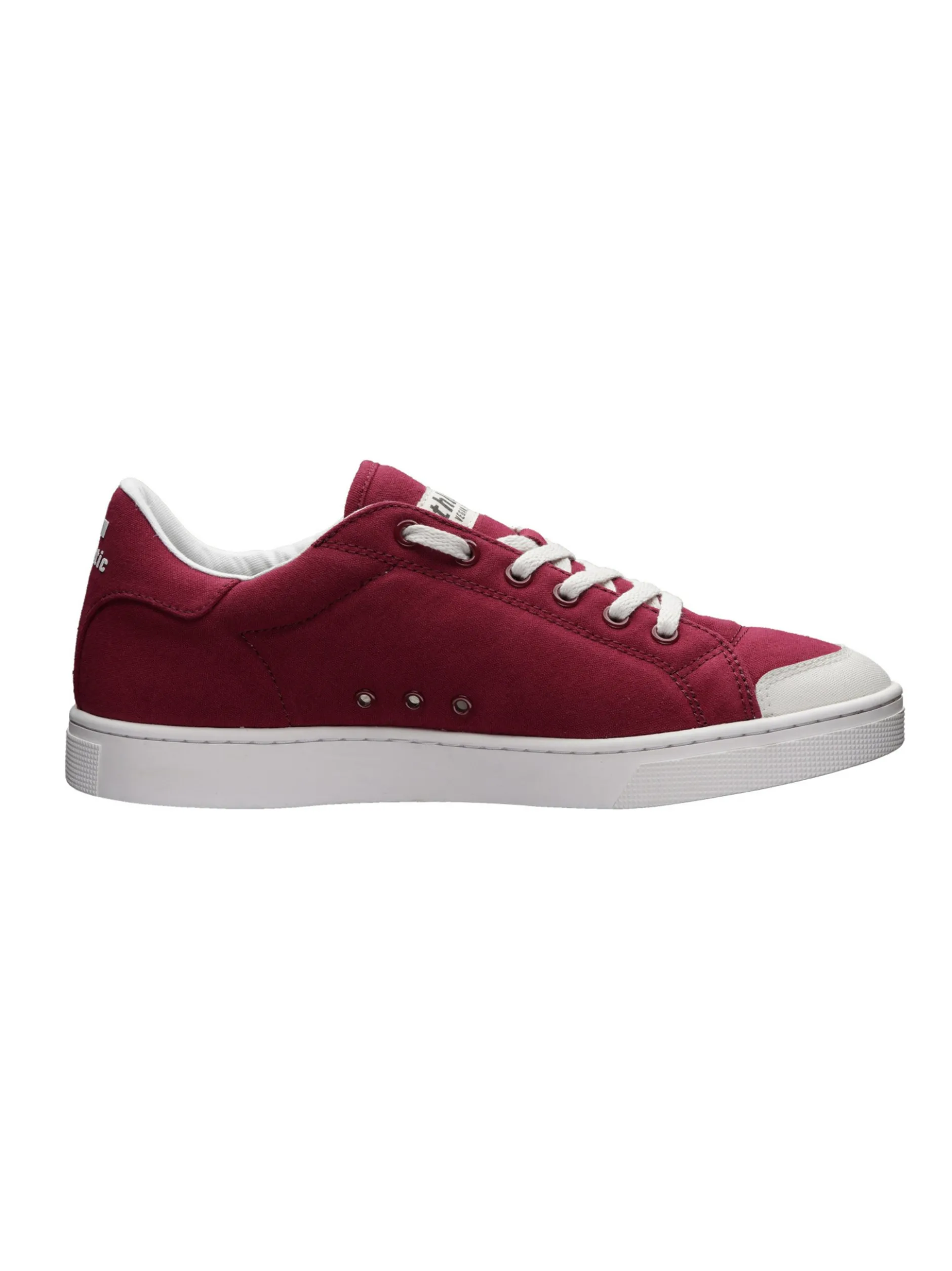 Ethletic Unisex Canvas Sneaker in rot - 0 cm Absatz