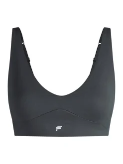 Fabletics Damen BH - PURELUXE LONGLINE LOW IMPACT BRA in schwarz