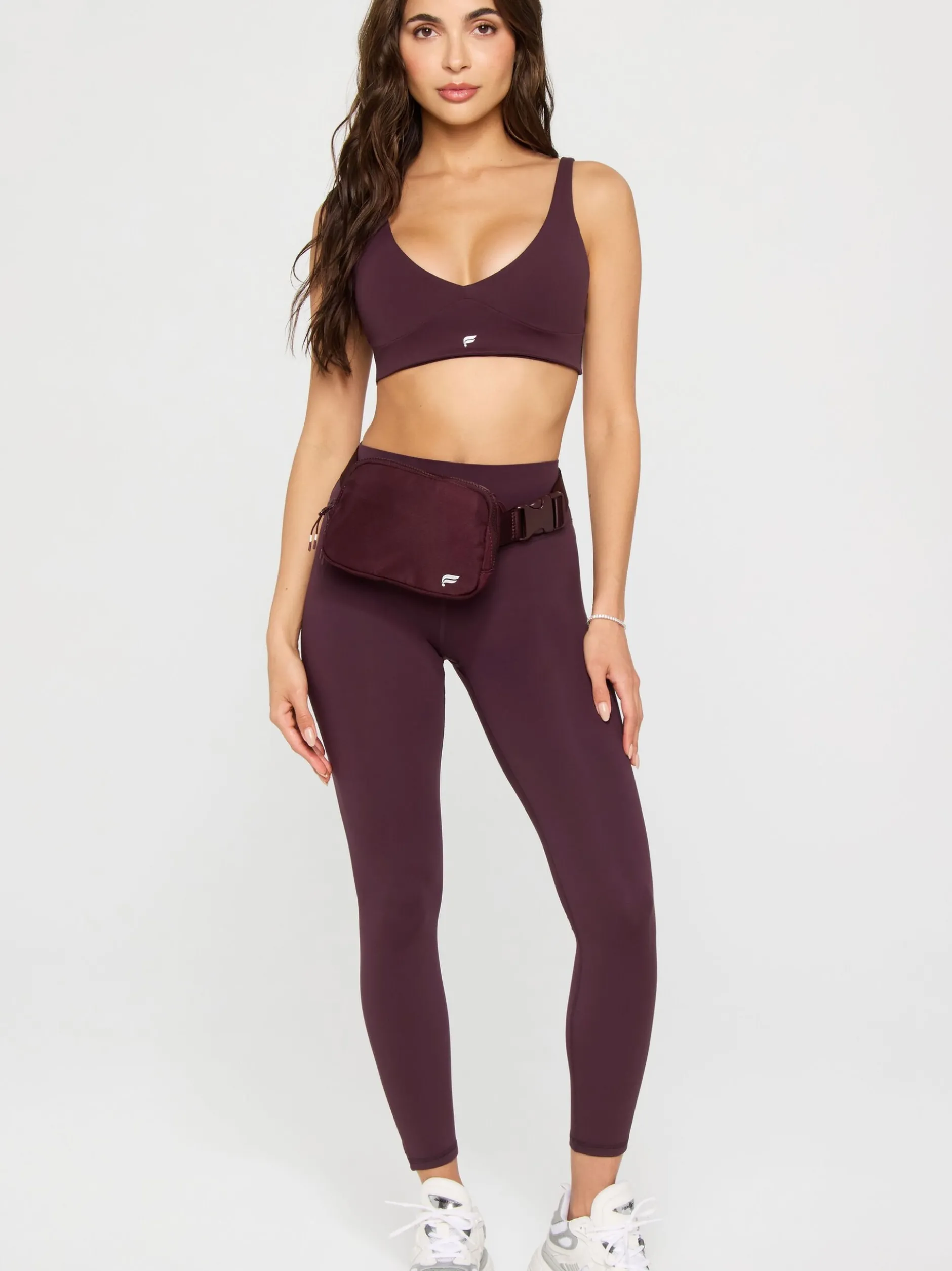 Fabletics Damen BH - PURELUXE LONGLINE LOW IMPACT BRA in rot