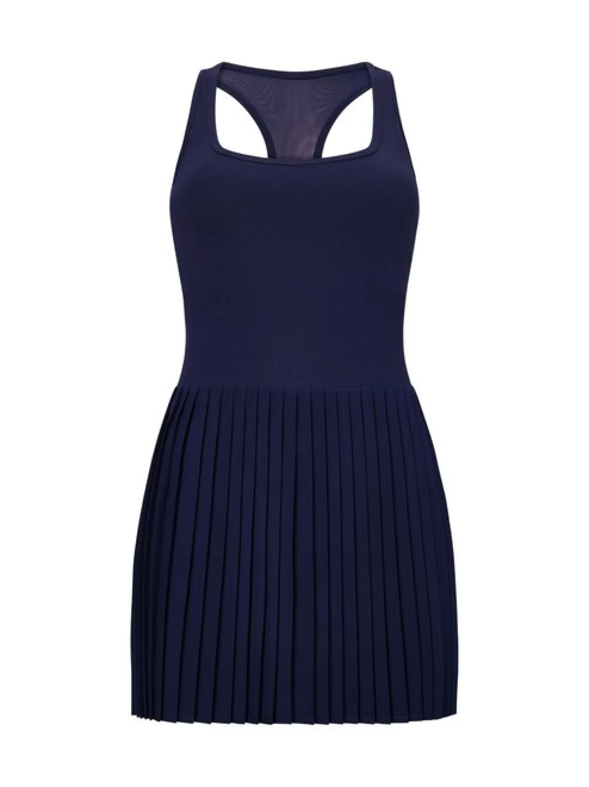 Fabletics Damen Sport-Kleid in marine - Länge: kurz