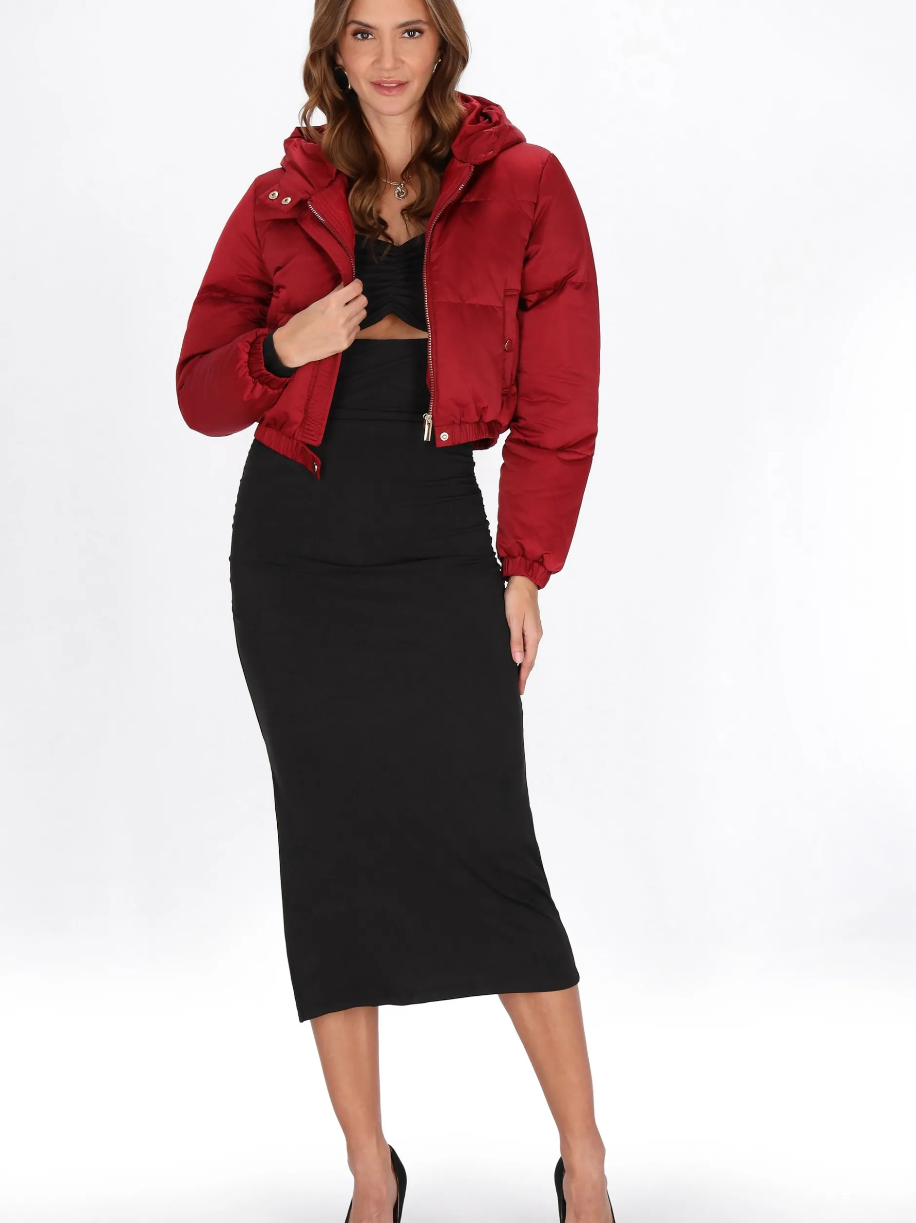 Faina Damen Blouson in rot