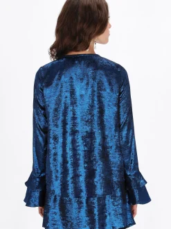 Faina Damen Bluse in blau