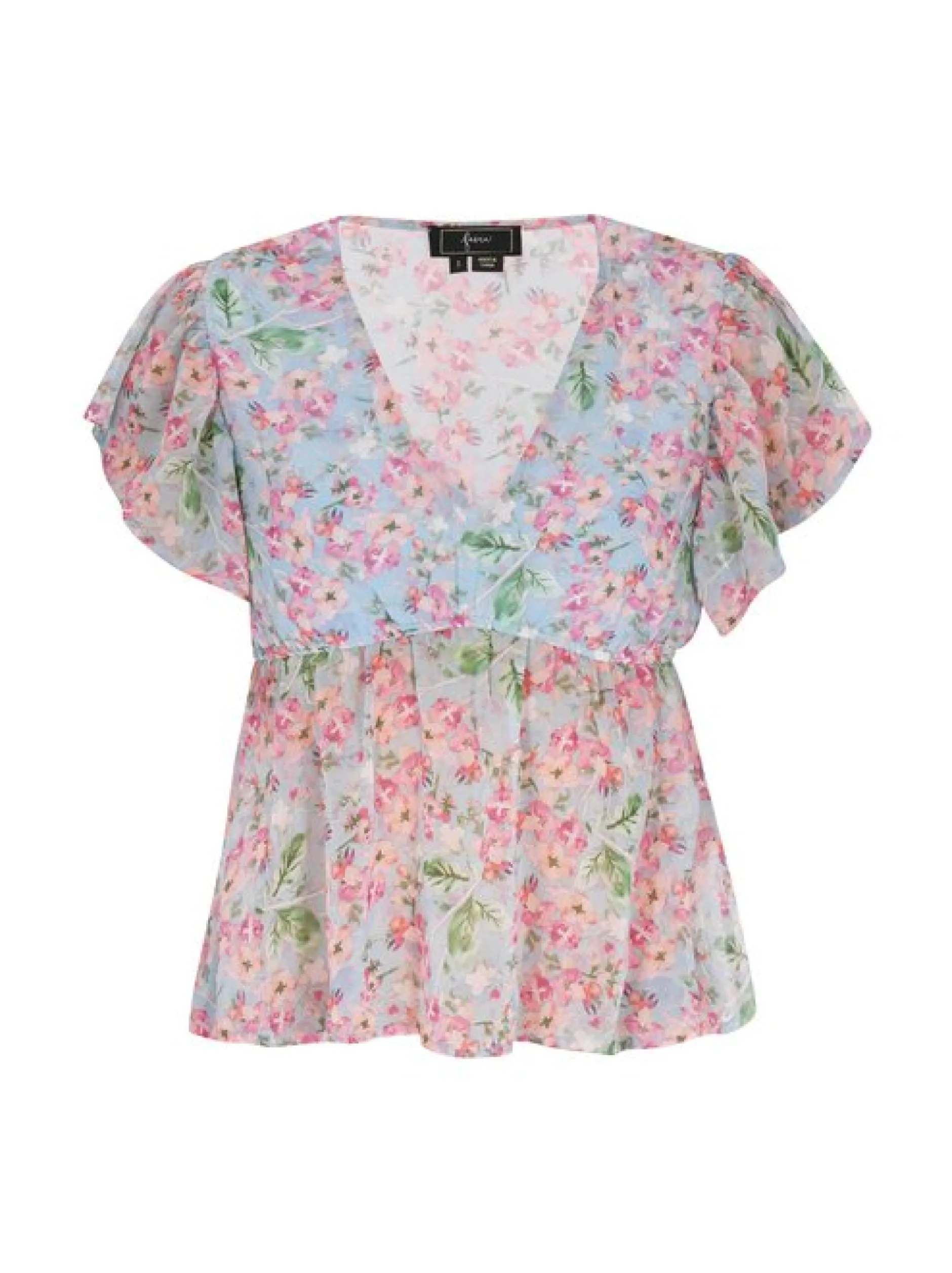 Faina Damen Bluse in blau