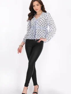 Faina Damen Bluse in hellblau